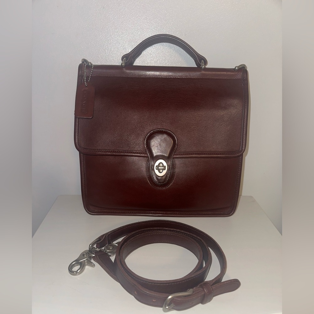 Rare Vintage Coach Willis! Currant and Nickel!